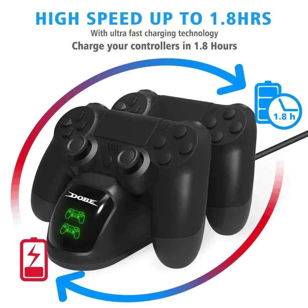 Dock de Carga Dual PS4 Pro/Slim