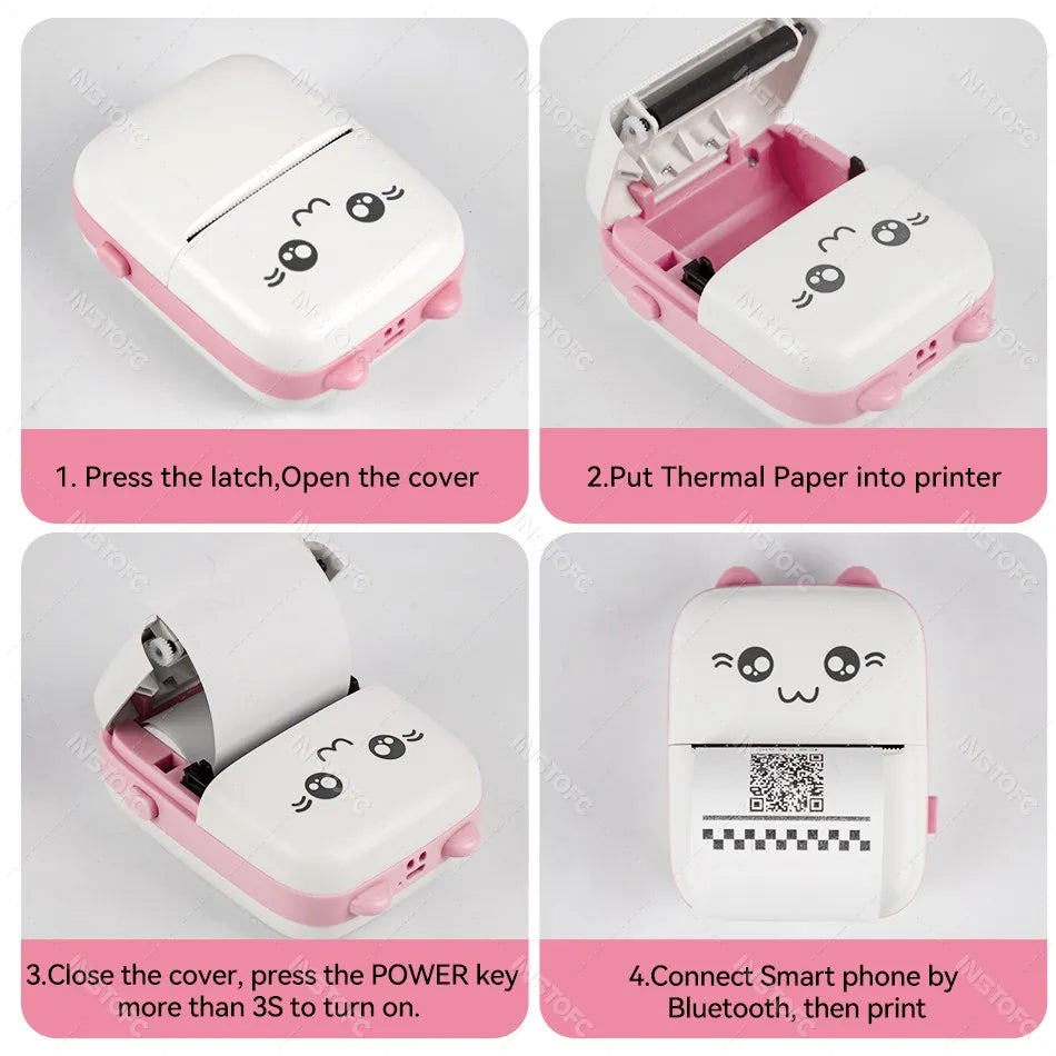 Mini Impresora Térmica Bluetooth (58mm/57mm)