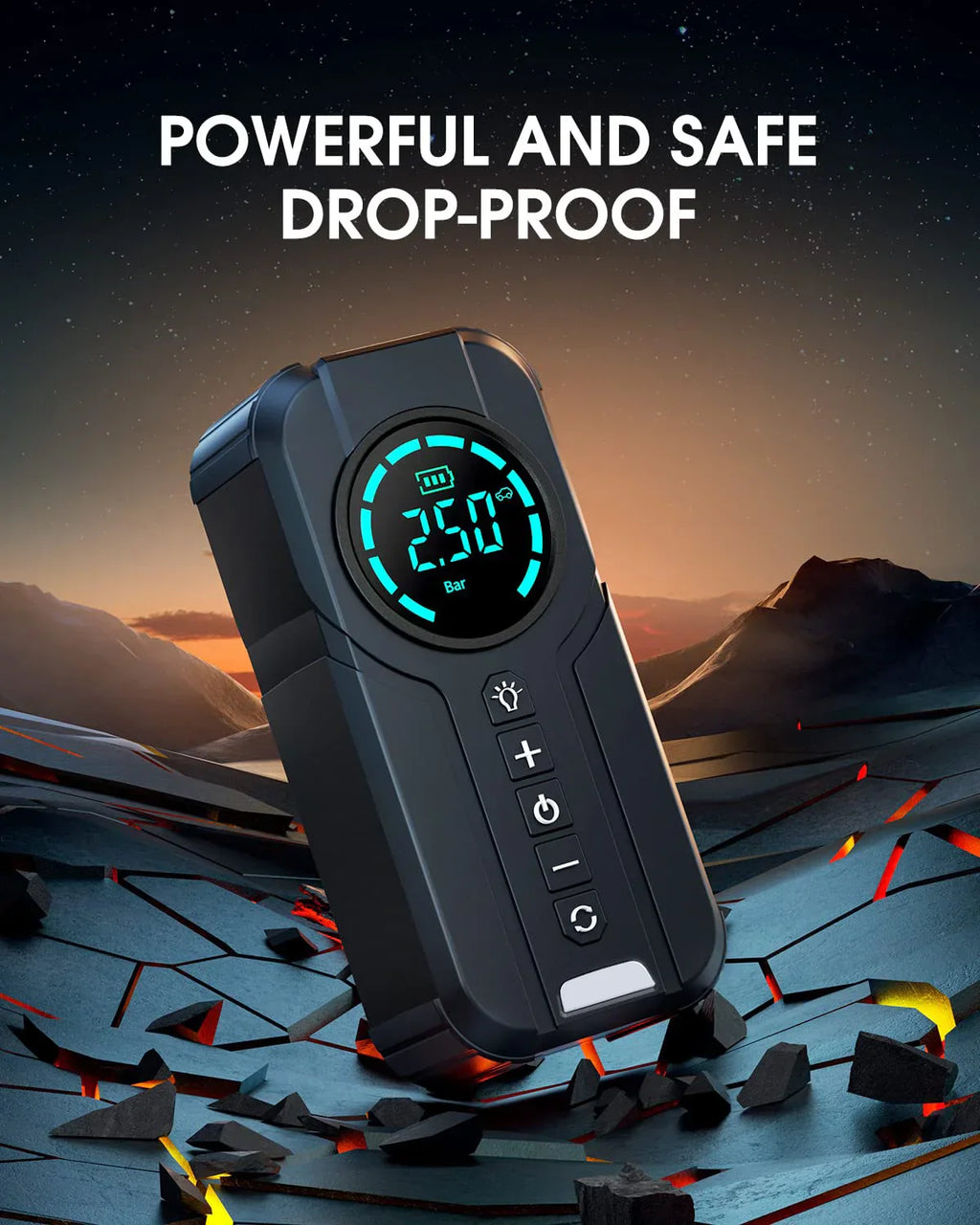 Arrancador 2000A con Inflador Portátil