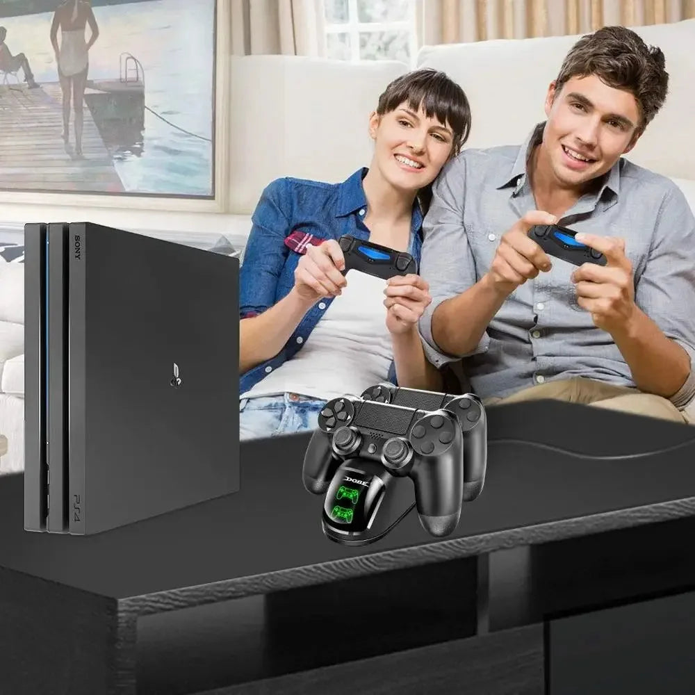 Dock de Carga Dual PS4 Pro/Slim
