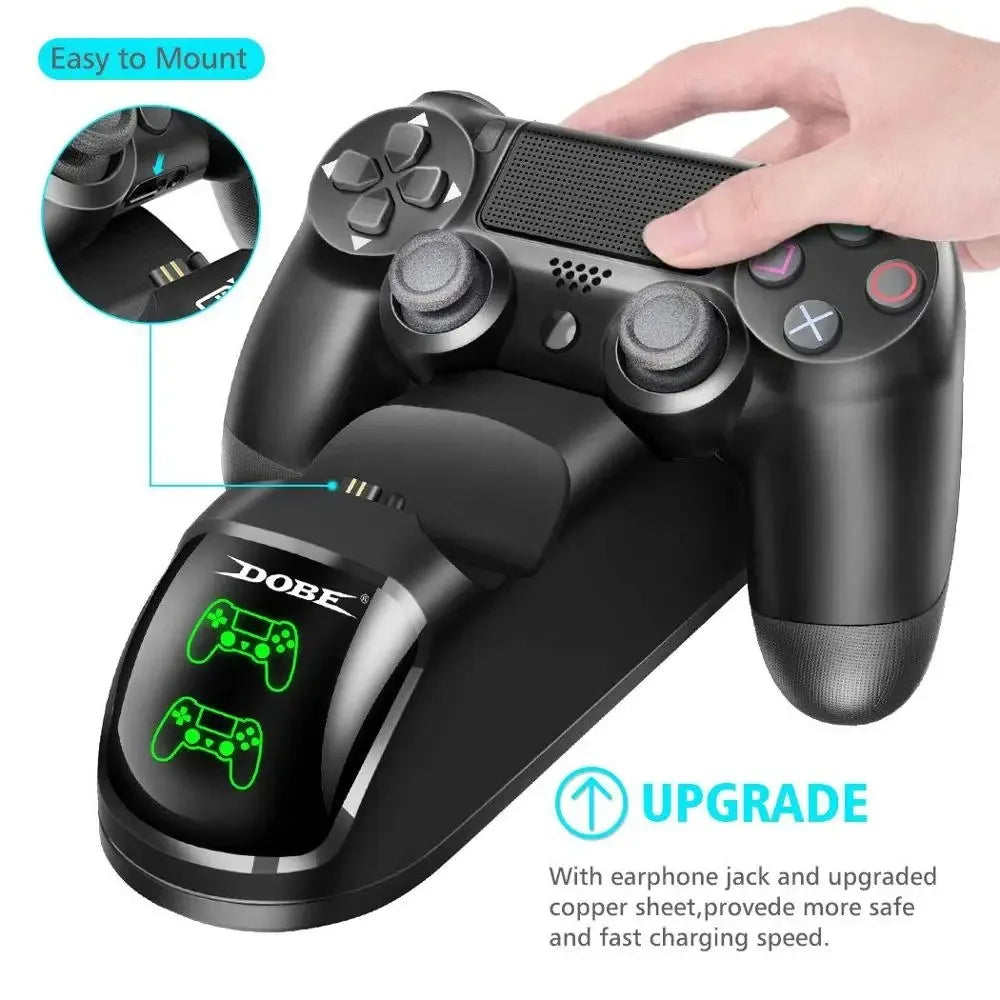 Dock de Carga Dual PS4 Pro/Slim
