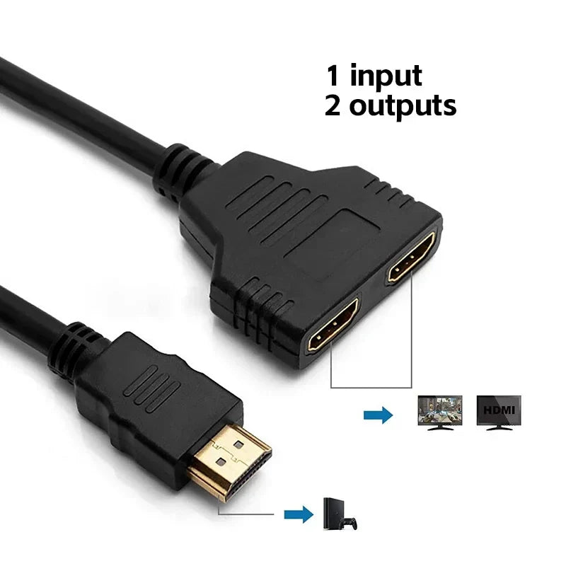 Splitter HDTV 1 a 2 (1080P)